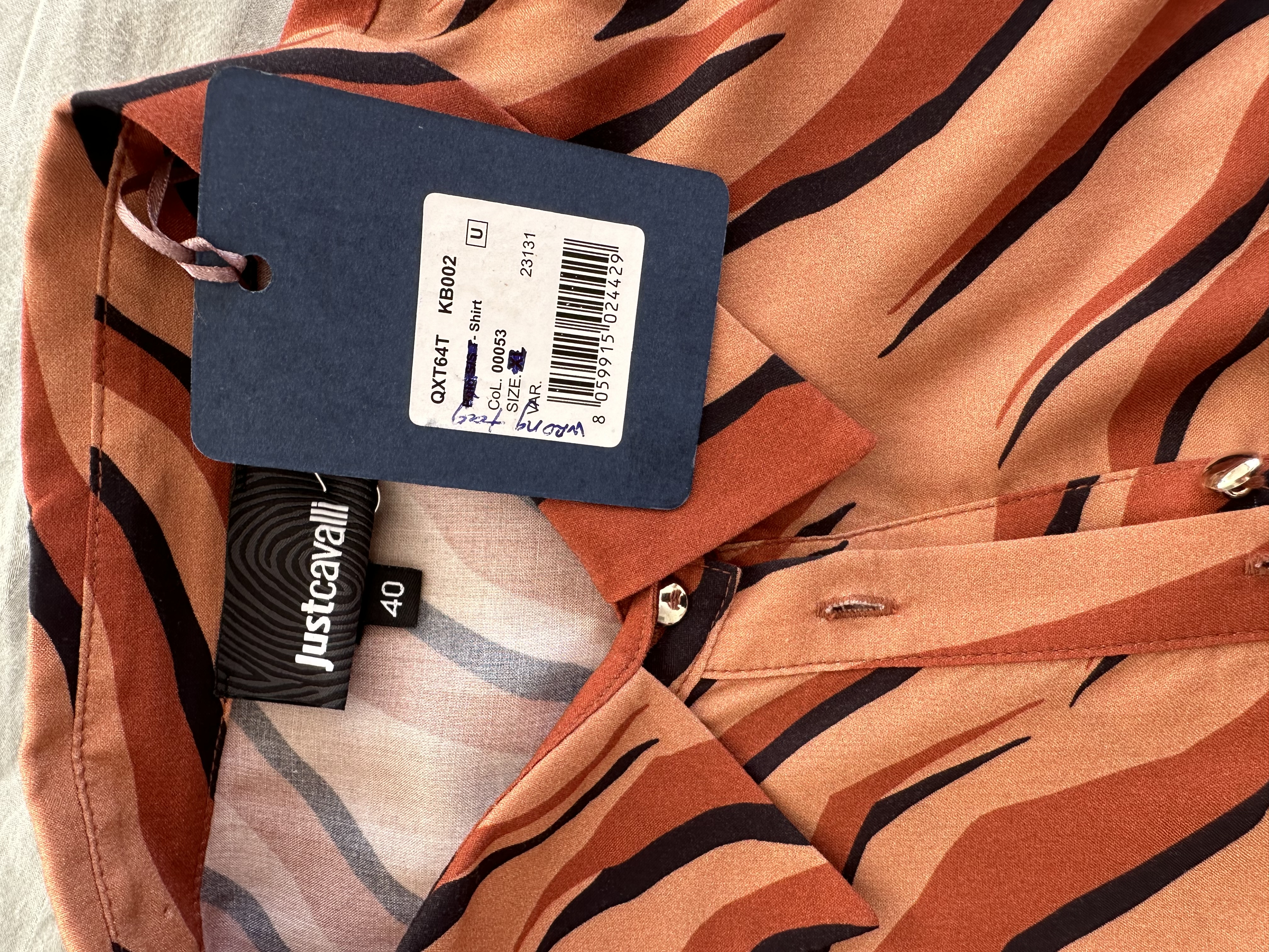 Яркая блузка Just Cavalli M — фото товара