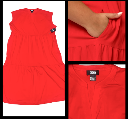 Платье летнее DKNY 4XL — фото товара