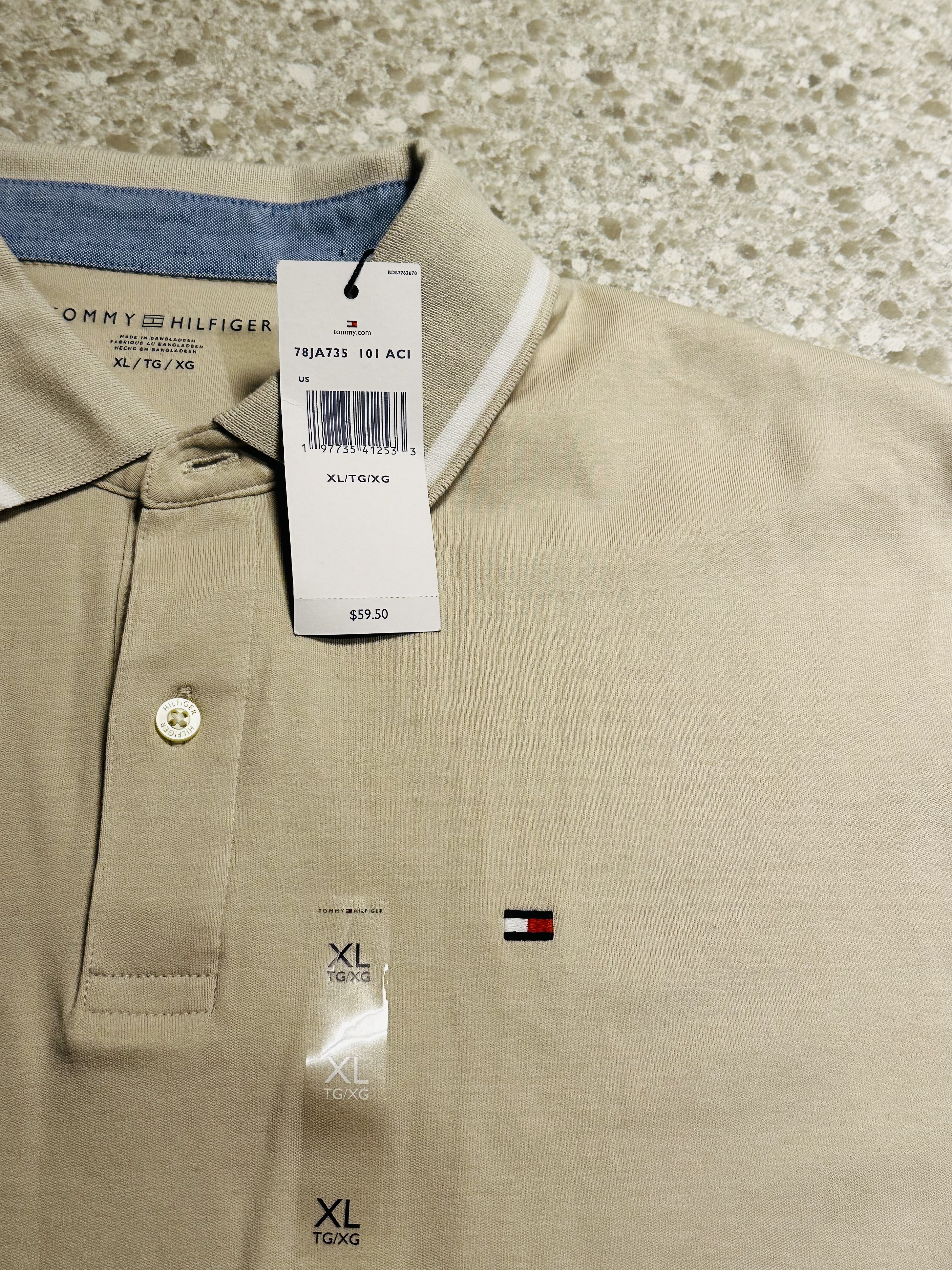 Мужское поло Tommy Hilfiger  L — фото товара