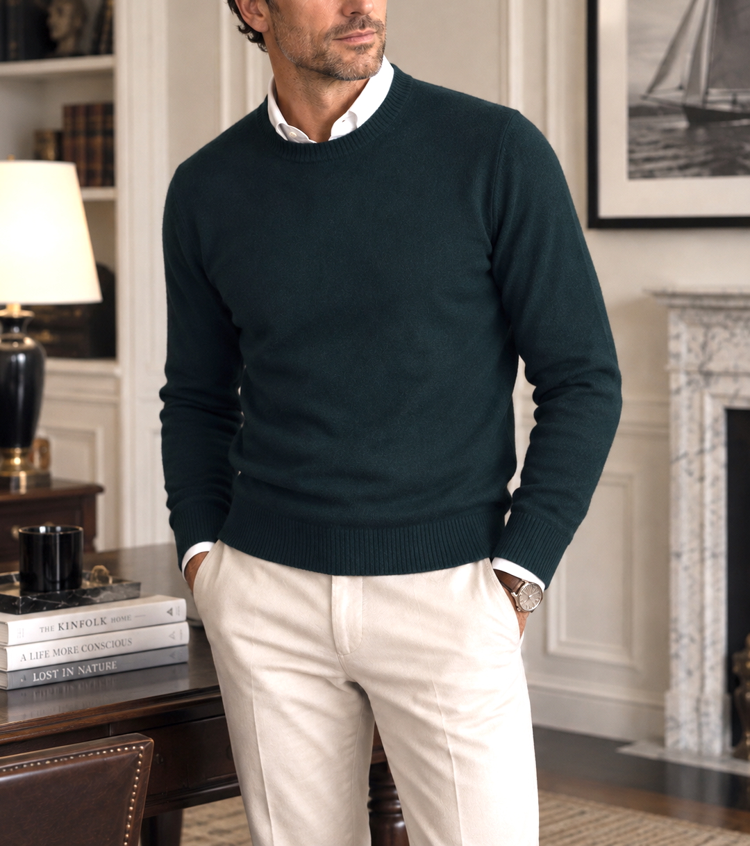 Мужской кашемировый свитер Massimo Dutti M — фото товара