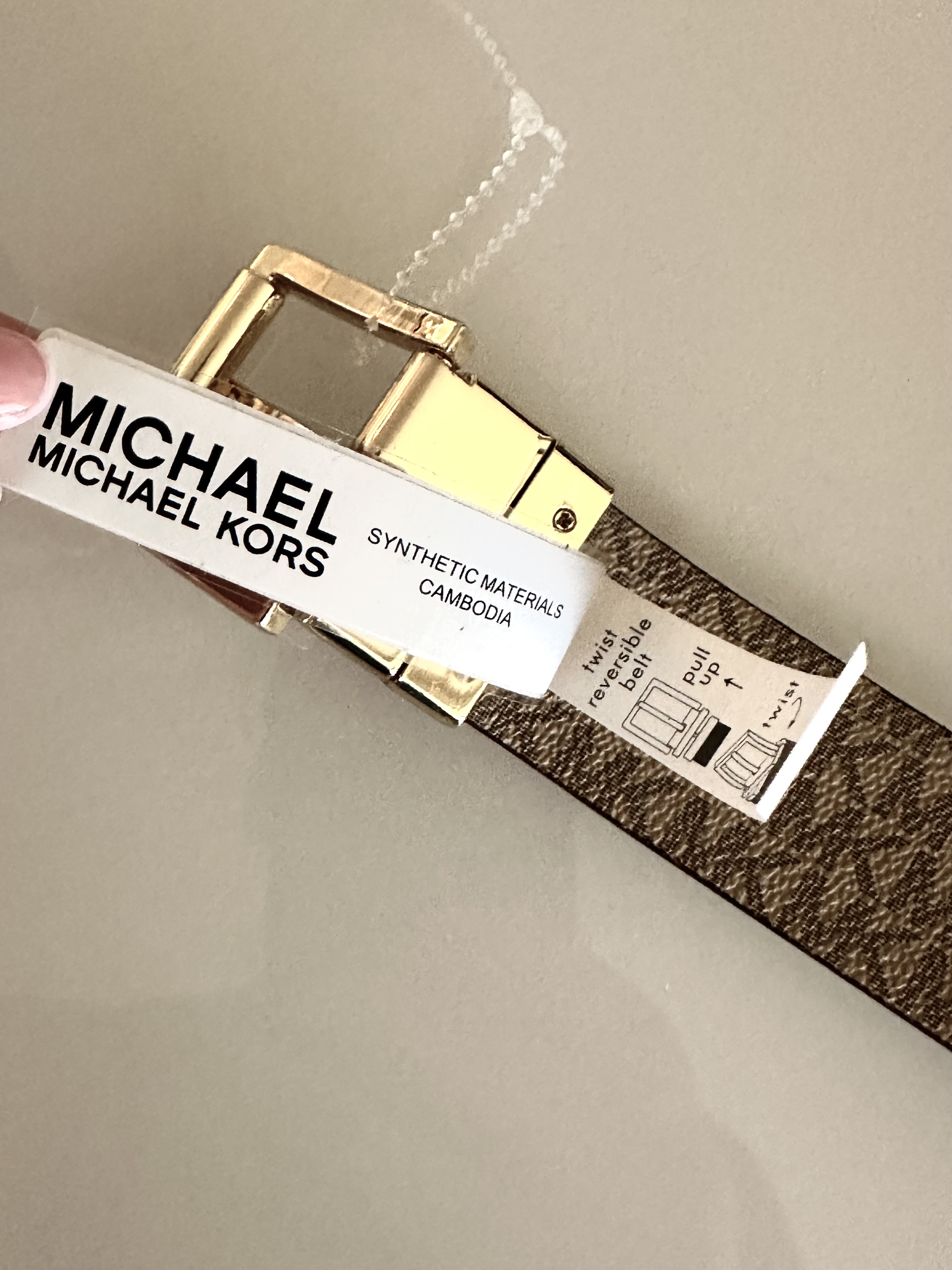 Женский ремень Michael Kors XXS, XS, S, M, L, XL — фото товара