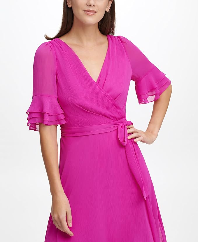 Платье яркое миди DKNY XXL — фото товара