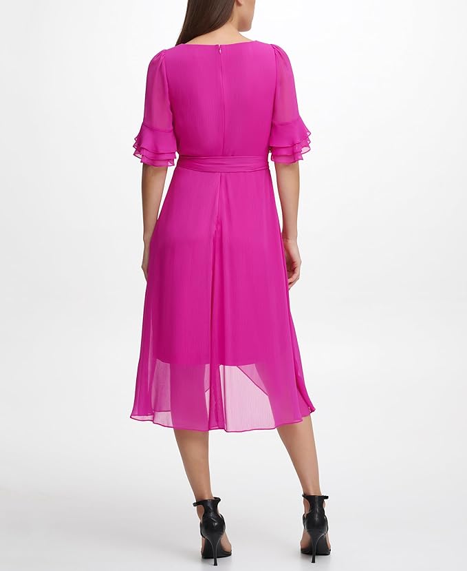 Платье яркое миди DKNY XXL — фото товара