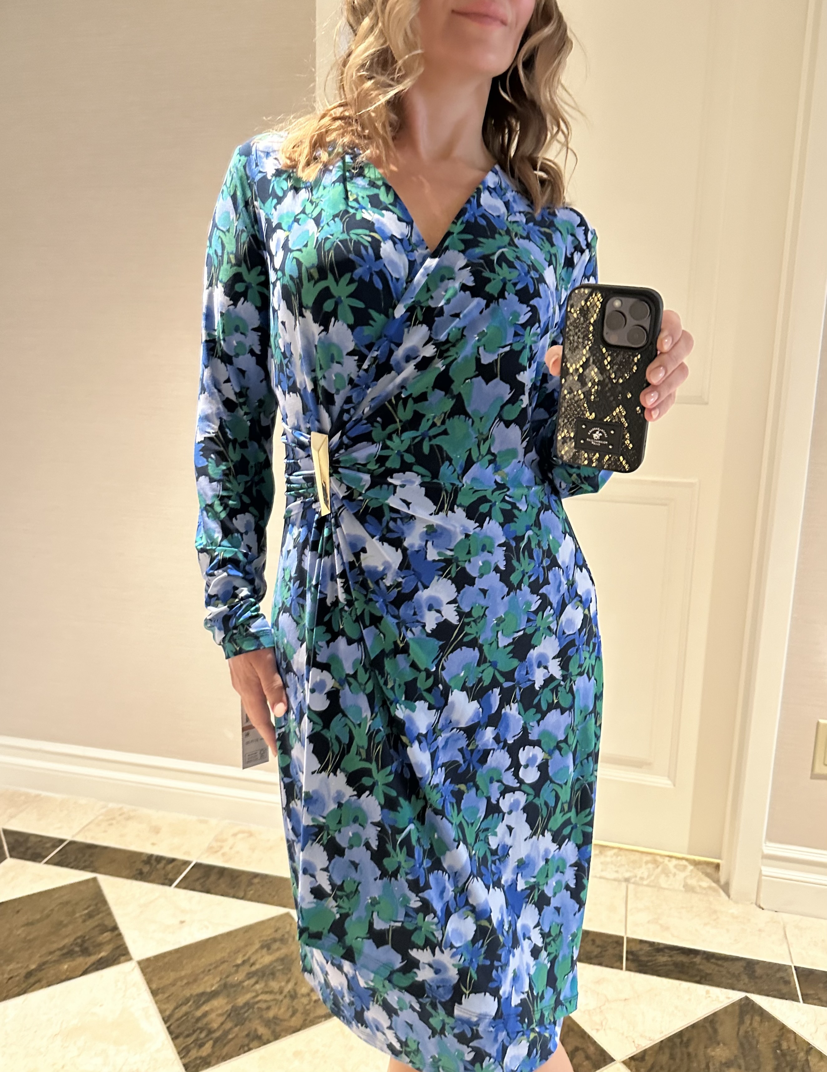 Платье на запах DKNY XXL — фото товара