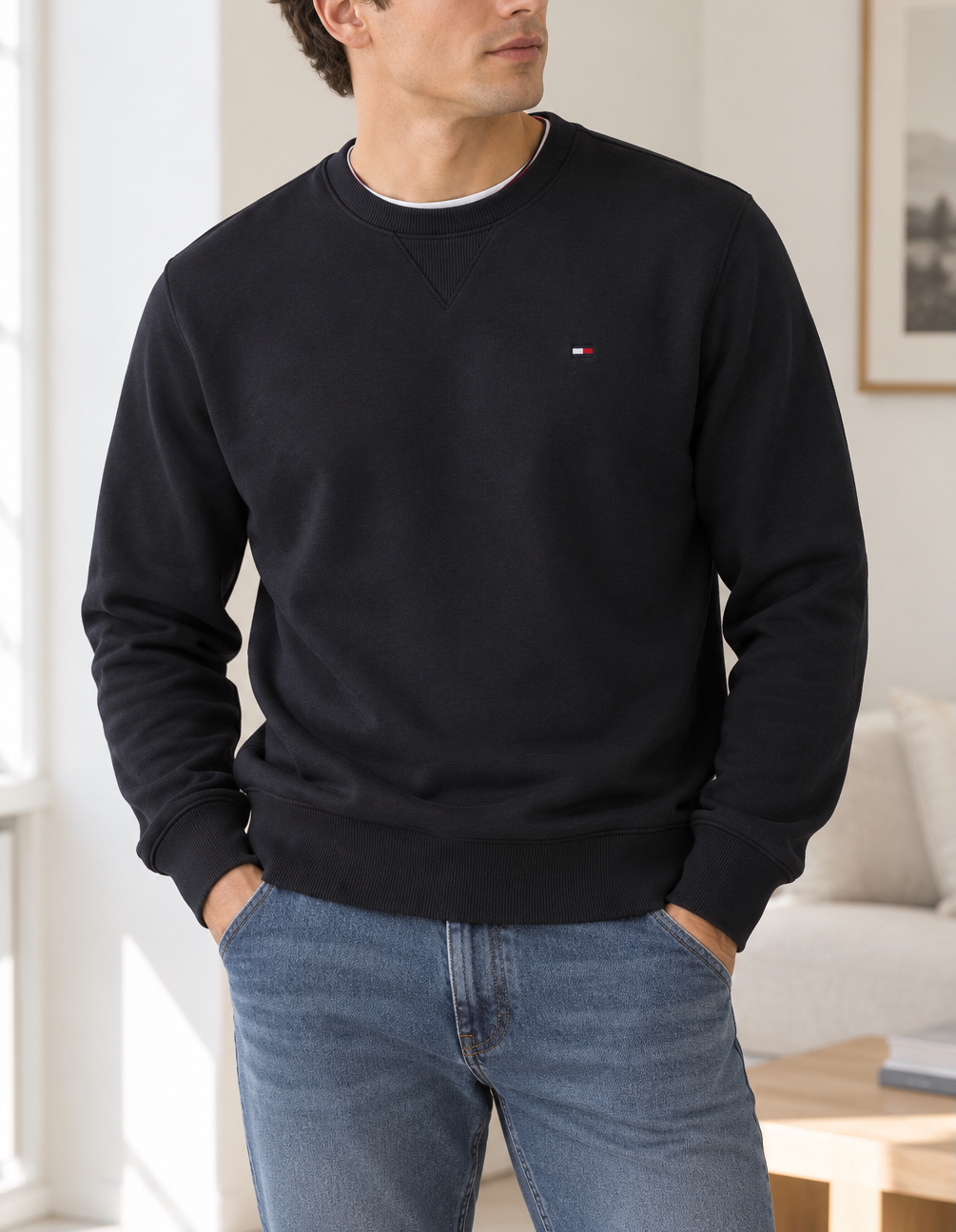 Мужской свитшот Tommy Hilfiger L — фото товара