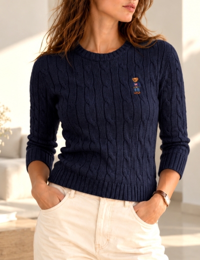 Свитер с мишкой Ralph Lauren S