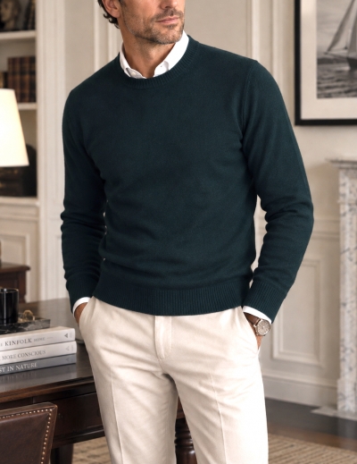 Мужской кашемировый свитер Massimo Dutti M