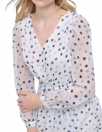 Платье в горошек DKNY XL, XXL — миниатюра фото