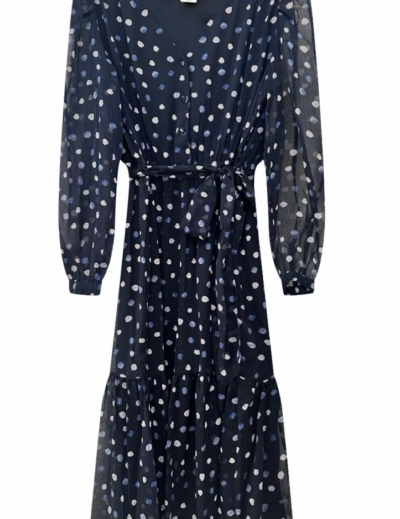 Платье в горошек DKNY XXL, 3XL — миниатюра фото