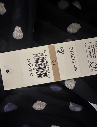 Платье в горошек DKNY XXL, 3XL — миниатюра фото