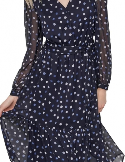 Платье в горошек DKNY XXL, 3XL — миниатюра фото