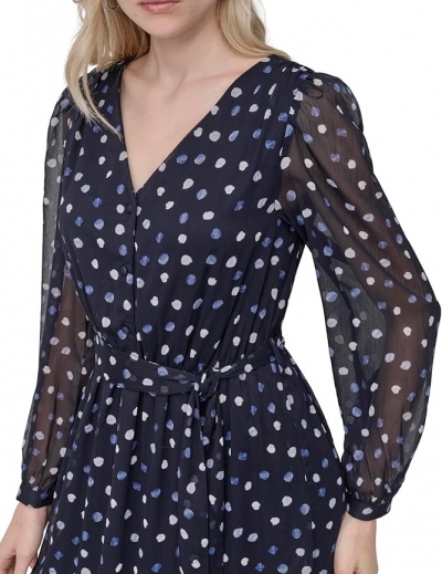 Платье в горошек DKNY XXL, 3XL — миниатюра фото