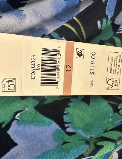 Платье на запах DKNY XXL — миниатюра фото