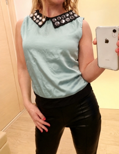 Шелковый топ Kate Spade S-M(44) — купить в 10USA Brands Шелковый топ Kate Spade S-M(44)