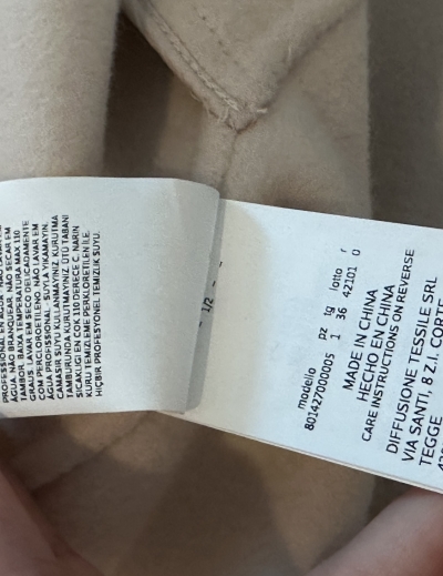 Пальто женское Max Mara S — миниатюра фото